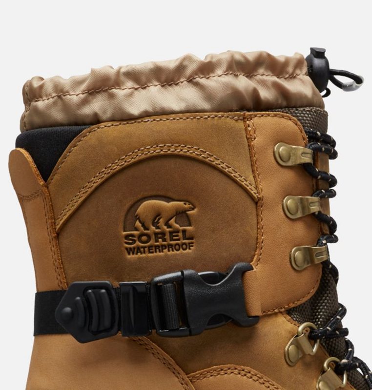 Mens Snow Boots Brown/Black - Sorel Conquest™ - 672-DHESKY